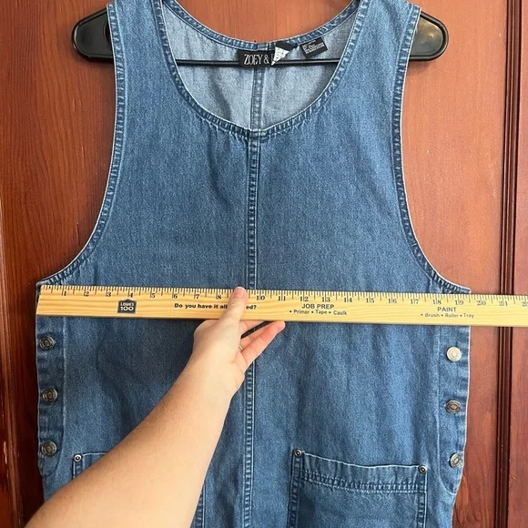 Denim Sleeveless Dress - Picture 6 of 8